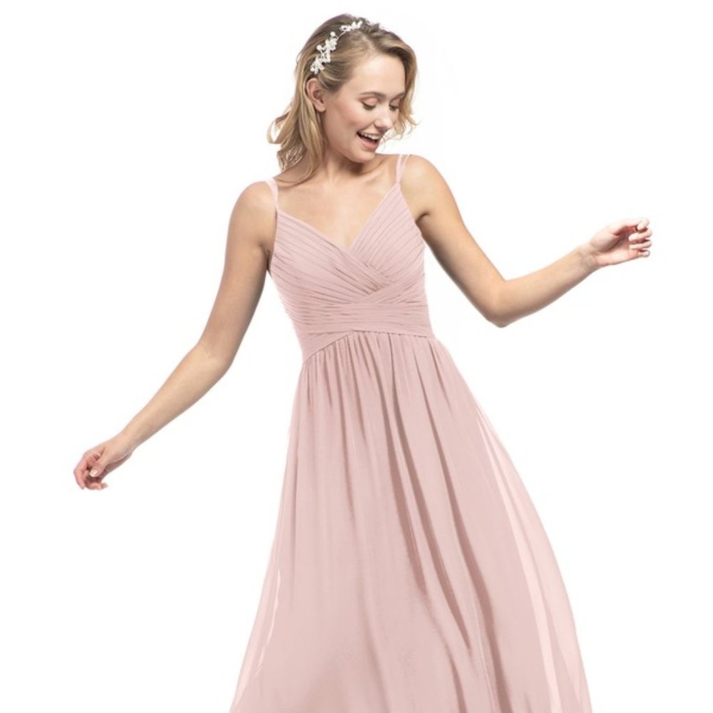 Azazie Blake Bridesmaid Dress in Dusty Rose